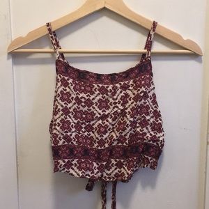 Brandy Melville Printed Crop